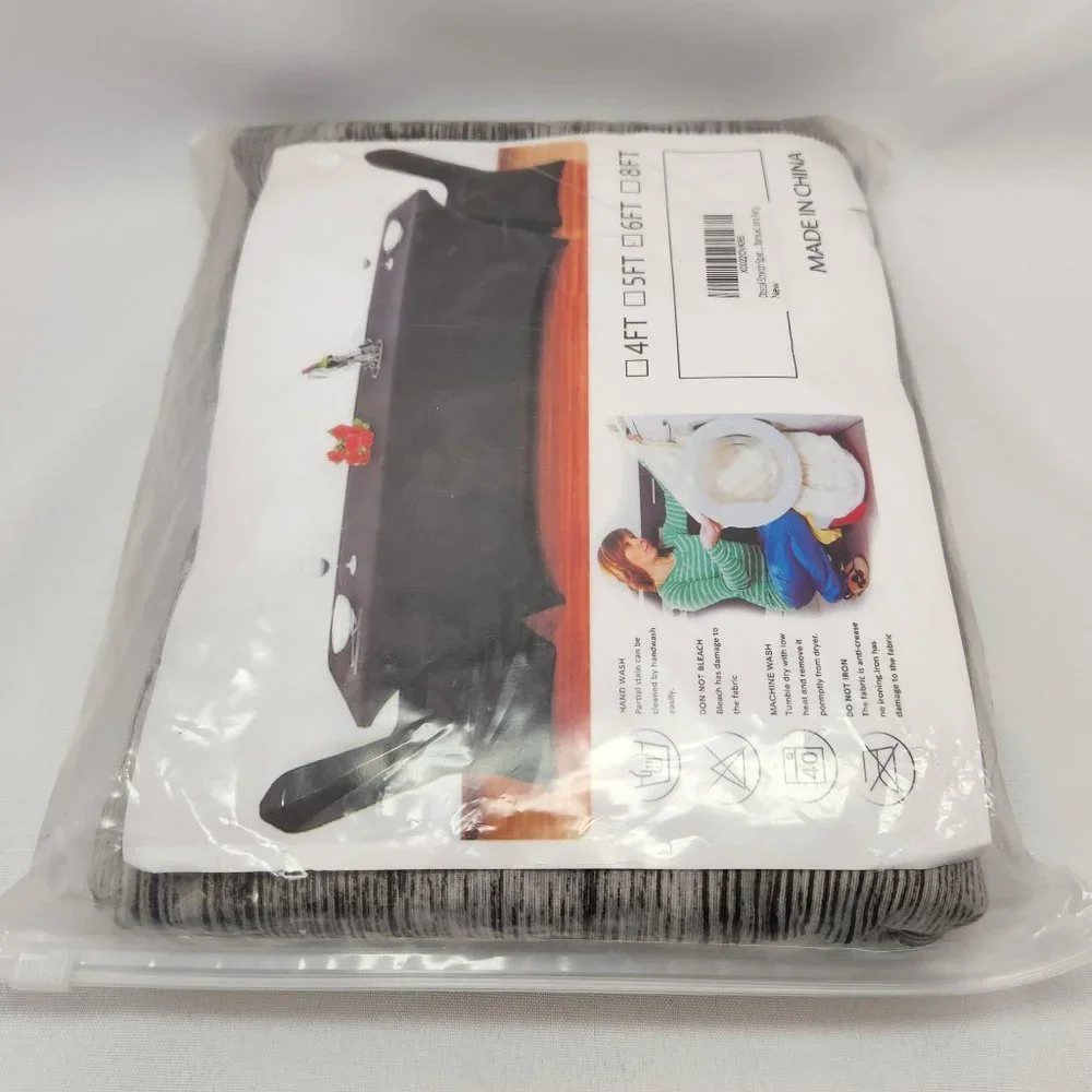 Obstal Stretch Spandex Tablecloth Cover for Standard Folding Tables